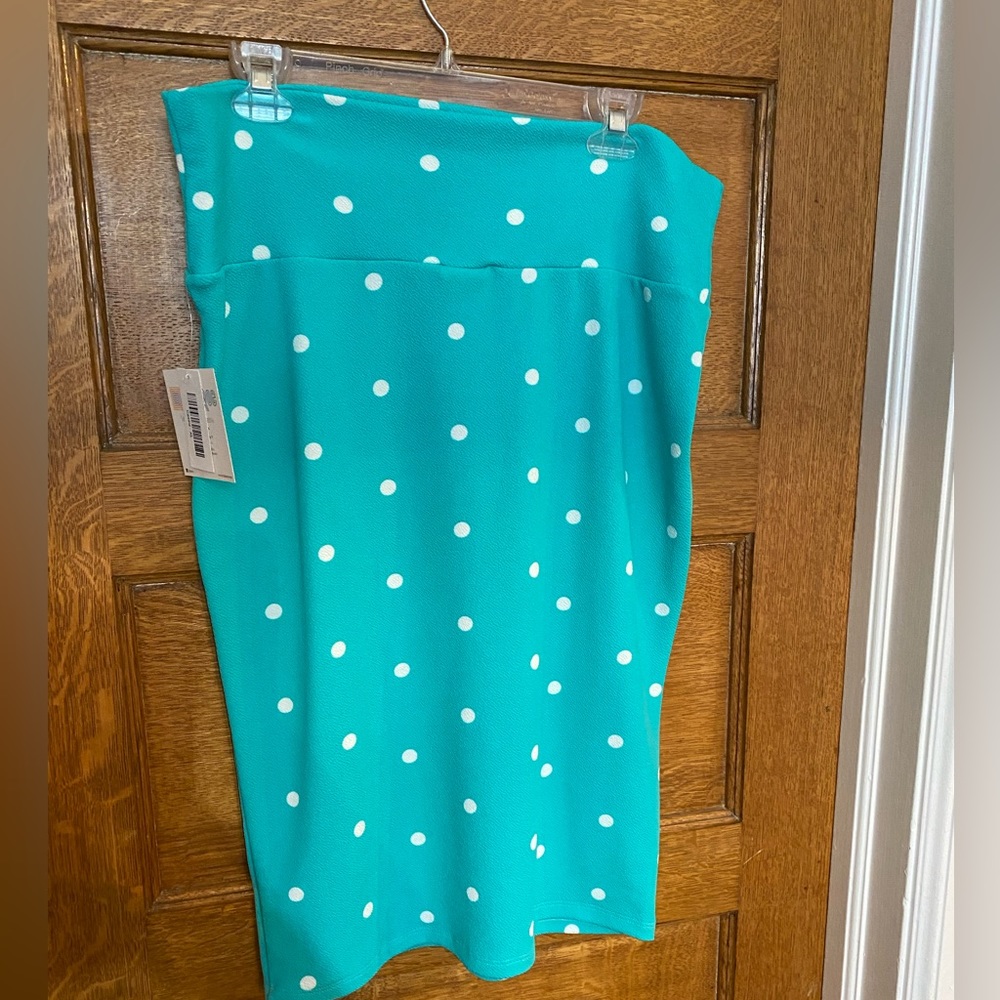 Lularoe Cassie skirt XL polka dot